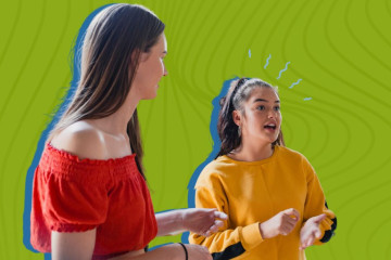 two youth are talking